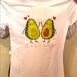 Avocado design T-shirt